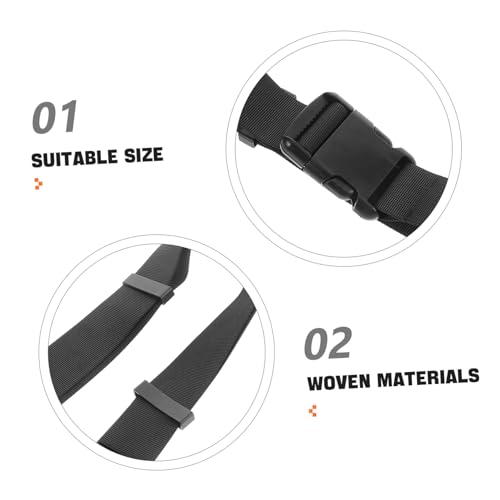 Adjustable Nylon Elastic Belt for Men and Women Heavy Duty Web Belt with Non Metal Buckle Comfortable Fit for Hiking Travel and Outdoor Activities Waist3