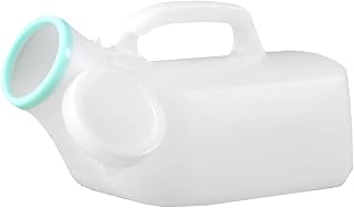 SZSL 男性用尿器 尿瓶 半透明 口径が広い こぼれない 1000mL 大容量 プラスチック 軽い 漏れ防止 キャンプ 旅行用 ベッドサイド用 男性用便器ボトル