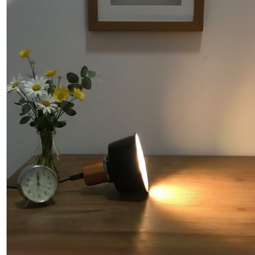Image of Ceiling Hanging Light Antique Golden Black Pendant for Dining Table, Living Room, Bedroom, Restaurants, Offices, Cafes, Hotels. 9 Watts LED Bulb Included (Antique Golden Black)