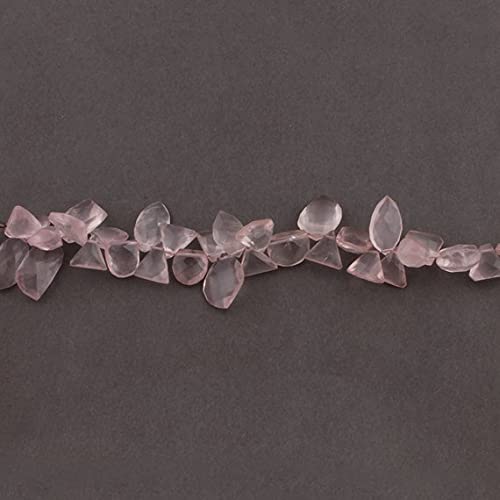 Perles quartz rose pour créer vos bijoux d'été romantiques et colliers bohèmes chics SB1684