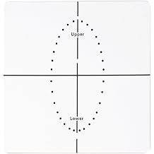 Dentals Rubber Dam Punching Hole Positioning Board Barrier Template Dentals Lab Instrument Tool for Accurate Orals Treatments