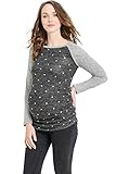 Material: Weiches und gut dehnbares Jersey, bequeme und modische Umstands-Basic-T-Shirts mit Rundhalsausschnitt sind am besten für den Alltag und die Pflege Ihres neugeborenen Kindes