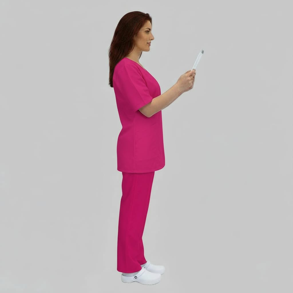Divise Complete da lavoro Donna Sanitaria con Zip Casacca Pantalone