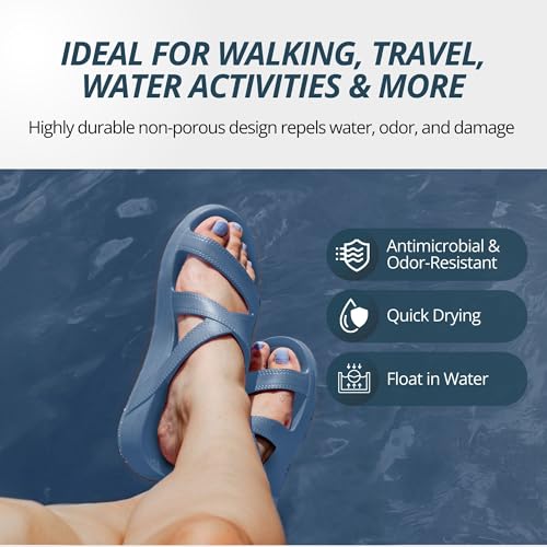 Image of NUUSOL Women Hailey Slide, Lightweight EVASOL Foam Footwear