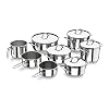 Lacor-90716-Pote-Cilindrico-Gourmet-16cm-Inox Lacor-90716-Pote-Cilindrico-Gourmet-16cm-Inox