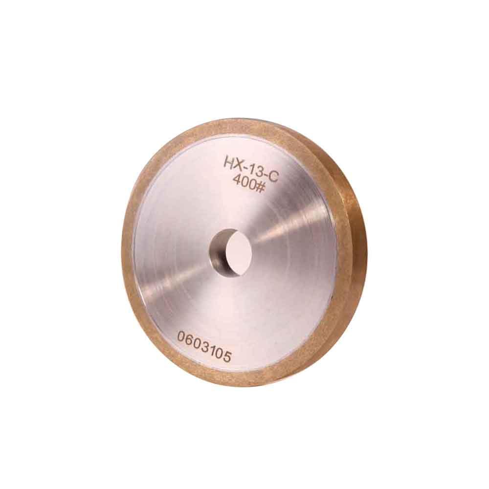 Ruedas de diamante periféricas de borde plano 150D (1a1) para rectificadora de vidrio, 150 x 25 (orificio) x 10 x 10 mm, grano 25