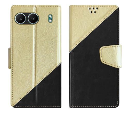 Image of SBMS Flip Cover for OnePlus Nord 4 5G Back Cover Case with Magnatic Closure | Inbuilt Stand | Card & Money Pocket (MultiBlack)