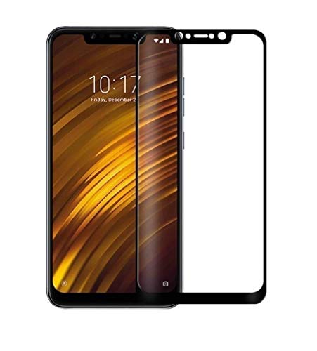 100FIT Tempered Glass for Xiaomi Poco F1 with Full Edge to Edge Coverage and Easy Installation Kit