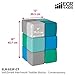 ECR4Kids SoftZone Patchwork Toddler Blocks, Foam Cubes, Contemporary, 12-Piece