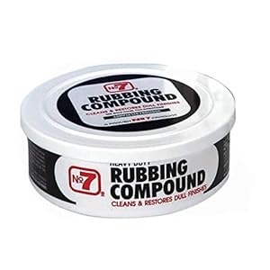 No.7 Heavy Duty Rubbing Compound – 10 Fl Oz – Cleans and Restores – Removes Deep Scratches and Stains – Restores Shine to Dull Finishes, Plastic