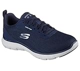 Skechers Women's Flex Appeal 5.0 Fresh Trek Sneaker, Navy Mesh/Trim, 5.5 UK