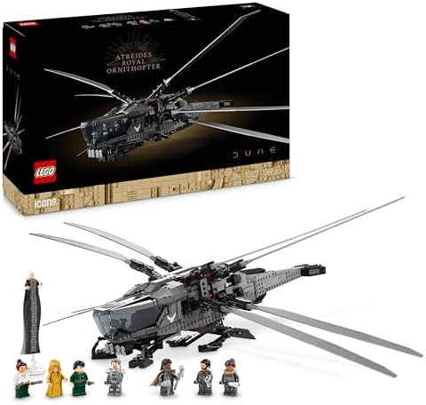 LEGO Icons Dune Atreides Royal Ornithopter Set 10327 Building Blocks for 18+ Gift