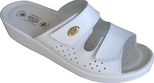 Mule pour femme en cuir Sanital Light pour un quotidien serein et confortable chez soi