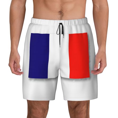 Bañador de hombre con bandera francesa de secado rápido para vacaciones