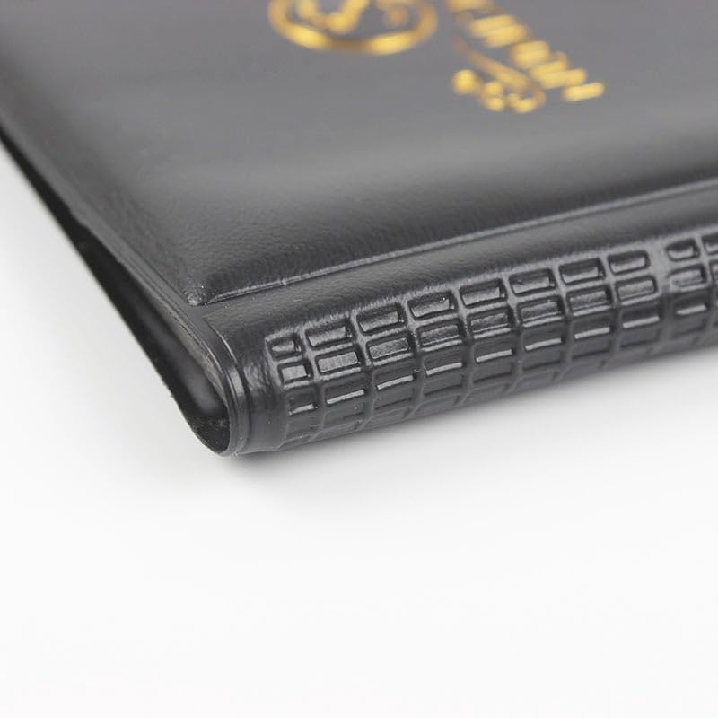 Album De Collection Pour Pièces De Monnaie - 120 Pochettes PVC, 10 Pages, 15x11 Cm - Pour Monnaies, Jetons, Badges (Noir)