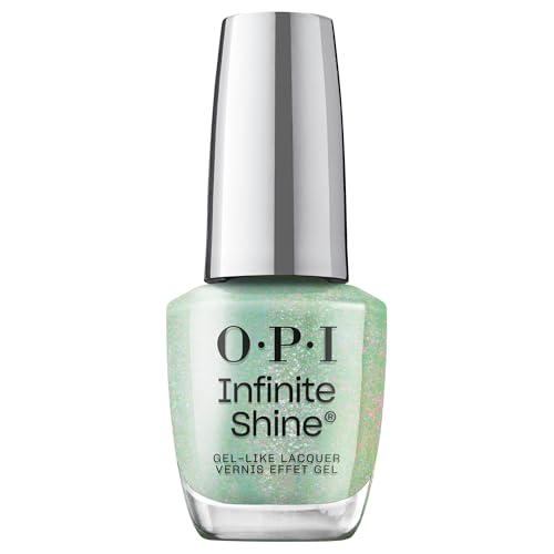 OPI Infinite Shine Nail Polish OPI'm Dreaming Collection - Teals Familiar – Nagellack Grün Glitzer - Gel Nagellack ohne UV Lampe (15ml)
