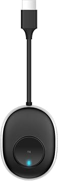 Wireless HDMI Transmitter Plug-and-Play,One Receiver Supports up to 8 transmitters, with Seamless Switching Between Devices.Compatible only with ASINs B09QKHKPCM, B09FPHWNHY, and B0CZJDXJYQ.