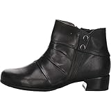 Gabor 36.643 Comfort Basic Damen Stiefeletten,Stiefelette,Stiefelette/ RöhrliStiefel,Boot,Halbstiefel,Damenstiefel,Bootie,gerafft,Reißverschluss,Damen-Schuhe,Frauen,schwarz (Micro)(Schwarz)