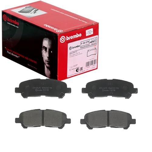 Plaquette de frein Brembo P 83 138 pour système de freinage arrière auto