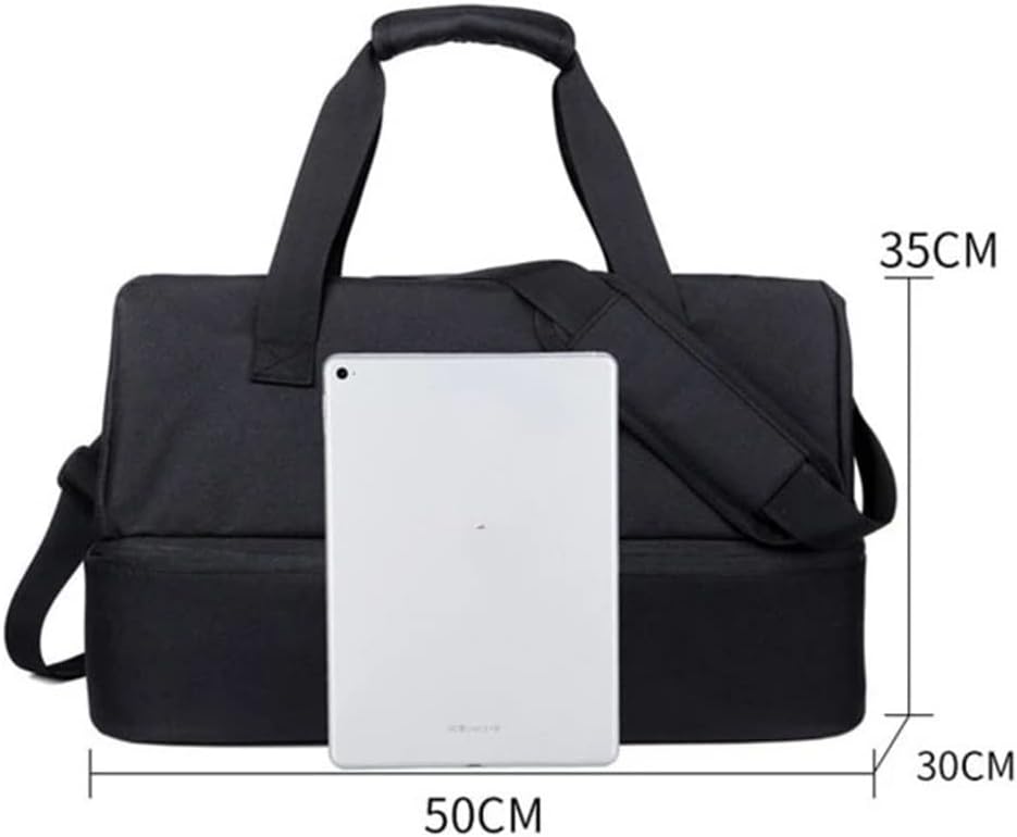 Sports Gym Bag Adjustable Gym Yoga Bag Luggage Bag Women's Travel Bag Sports Tote Bag(white-Patch five-pointed star4)