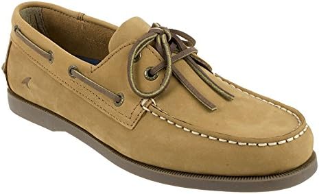Men's Boat Shoe, Classic Look, Premium Genuine Leather, with Odor Control Technology, Size 8 to 13