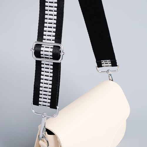 Image of chushui Silver Hardware Purse Strap,Replacement Crossbody Adjustable Shoulder Strap for Handbag Bag