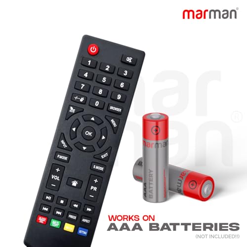 Image of marman Compatible with Kodak Tv Remote Control Suitable for LED OLED 4K HD UHD Television - Non Voice Command - Pairing Not Required - Match Remote Key By Key with Existing Model Remote