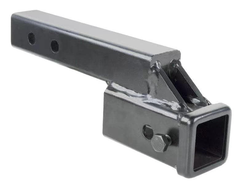 Photo 1 of TOPTOW 64121 2-inch Receiver Trailer Hitch Extension Riser with 2-inch Rise/Drop, 2-inch Solid Shank, 10000lbs Capacity, Anti-Rattle Bolt