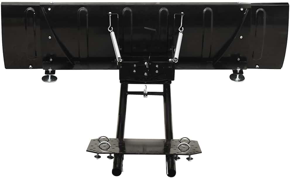 SKM Snow Plow Black Powder-Coated Steel 59.1 x 15.0 in,Black (Weight 83.69KG)