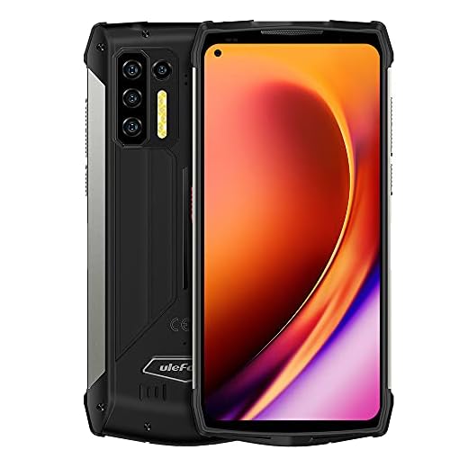 Ulefone Power Armor 13 Móvil Resistente, Batería 13200 mAh, Medición Distancia por Infrarrojos, 6,81'' 48MP Cámara, Android 11 IP68 Smartphone Antigolpes, Helio G95 8GB 256GB, Carga Inalámbrica NFC