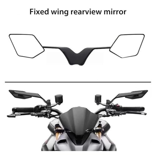 Espejo retrovisor lateral stealth winglets con alerón dinámico integrado 2