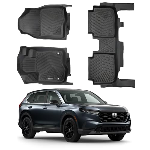 Compatible with Honda CR-V 2023-2025 – Custom Fit All-Weather Protection, TPE Car Mats Full Set