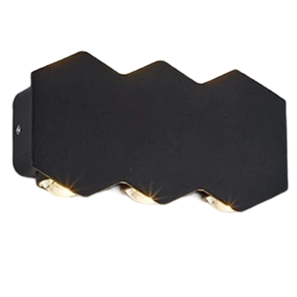 UDSKNV[KSL Aluminium LED Wall Lamp for Garden Stair Outdoor Indoor Lighting IP65 6w Waterproof Night Light