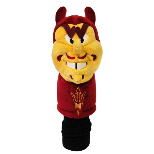 Team Golf NCAA Arizona State Sun Devils Mascot Head Cover Mascot Golf Club Headcover, Fits most Oversized Drivers, Extra Long Sock for Shaft Protection, Officially Licensed Product