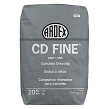 ARDEX CD FINE Concrete Dressing for Interior and Exterior Floors and Walls, 20 lbs Bag, Gray, 11960