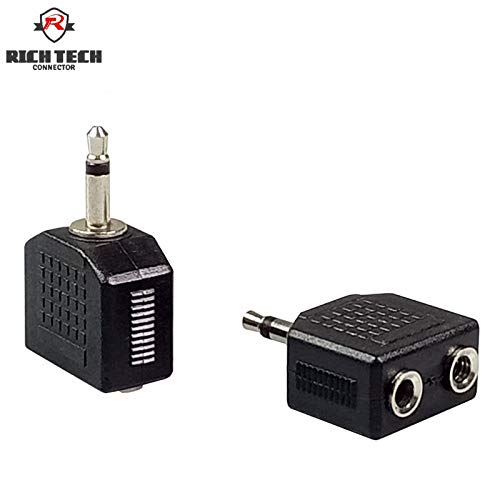 Buy Buyme 50Pcs Jack 3.5Mm Connector Mono 3.5 1Xmale to 2Xfemale Audio