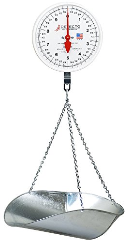 Detecto Mcs-20P Hanging Dial Scale, 20 Lb. Capacity, Scoop #TOP6