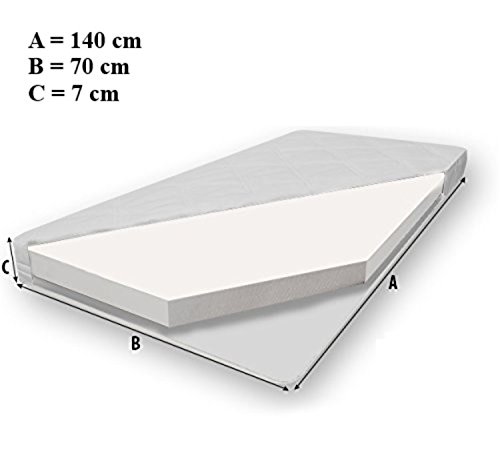 Lettino per bambini da letto per bambini BIANCO