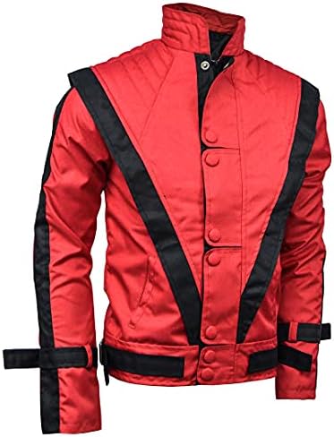 MJ Thriller Red Textile Jacket, Men's 