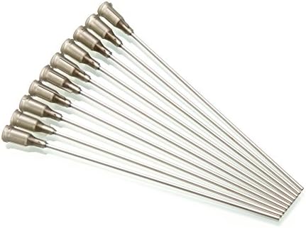 10 Pack - Dispensing Needle 4" - Blunt Tip Luer Lock (16 Gauge, Gray)