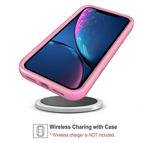 Storm Buy Compatible For Apple Iphone Xr Case, Pink Cute Women & Girls Heavy Duty Armor [ Red Rose Floral ] Shockproof Protective Hard Phone Cases Flower Cover For Iphone Xr -Tq Rr #TOP4