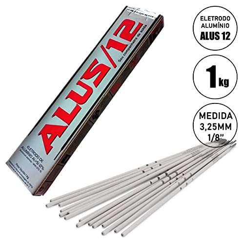 1Kg Eletrodo Revestido Solda de Alumínio Alus 12 3.25mm - GD