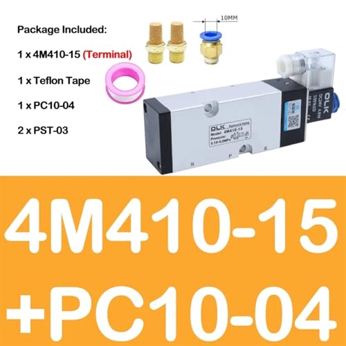 Électrovanne 4M410-15 pneumatique DC24V pour contrôle d'air précis