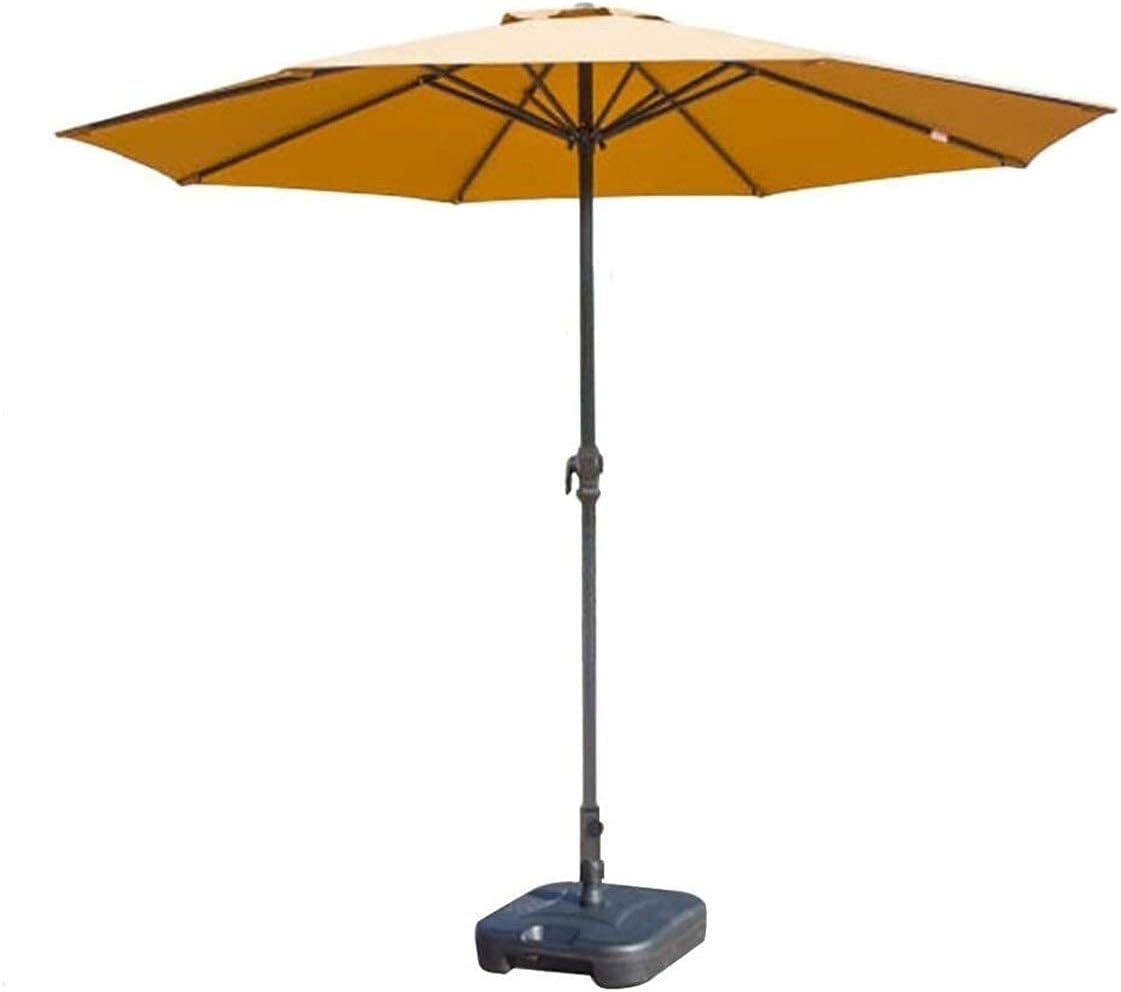Sun Parasol Umbrella Garden Parasol 9ft Patio/Garden Parasol with Crank Perfect for Outdoor Yard, Beach Commercial Event Market,g, Poolside (Khaki)