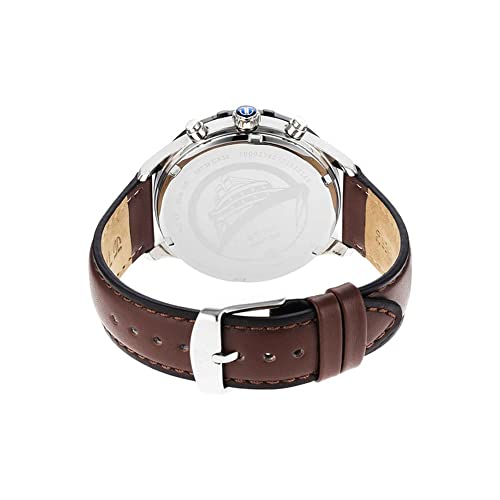 Titan Regalia Maritime White Dial Quartz Multifunction Leather Strap Watch for Men-NS1873KL01 - Image 2