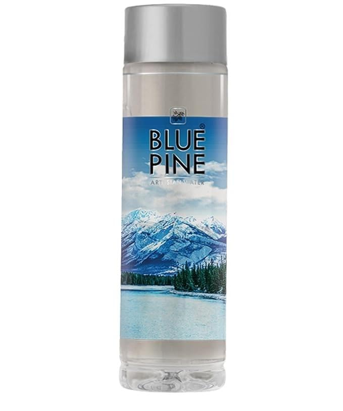 Blue Pine Glass Water Bottle 500ML | Blue, Pine-image-40