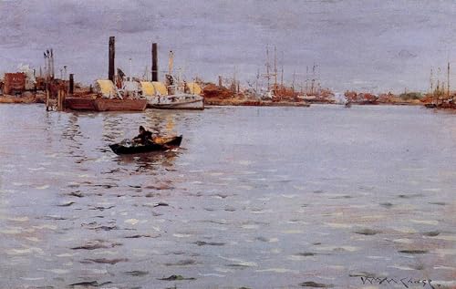Lienzo El East River de William Merritt el regalo artístico ideal de 60x90