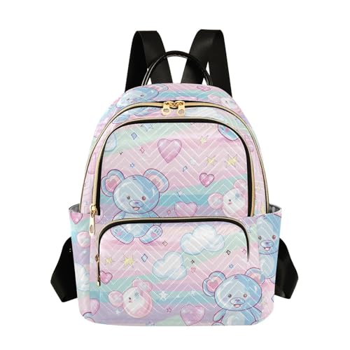 Mochila negra de oso de 12.5 pulgadas ideal para la escuela