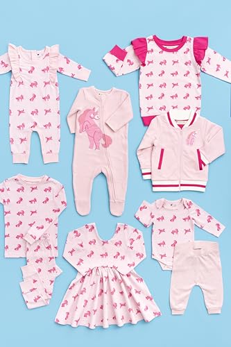 Image of monica + andy Double Zipper One Piece, 100% Organic Baby Clothes for Girls & Boys, Unisex, Preemie, Newborn & Infant Sizes