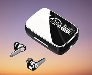 M19 Wireless Bluetooth Earbuds with LED Power Display, Touch Control, Wireless Charging Case Price In India